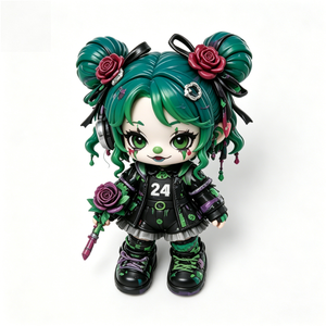Figurine de collection personnalisée en PVC et ABS, <span class=keywords><strong>Venom</strong></span> Rose Clown Blind Box, <span class=keywords><strong>jouet</strong></span> tendance pour adolescente de 14 ans et plus - Product Image 2