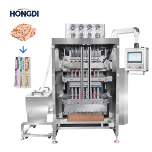 Multi Lanes Automatic Filling Labeling Motor Glass <b>Shampoo</b> Body Lotion Hair Conditioner Liquid <b>Sachet</b> Pouch Packaging Machine - Product Image 2