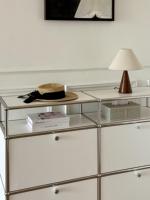 Moderne Modulare Aufbewahrungsschränke für Wohnzimmer, Esszimmer, Hausbar, Hotel, Einfache Montage, Langlebiger Edelstahl, Umweltfreundlich