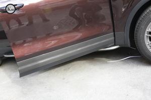 Cửa <span class=keywords><strong>sill</strong></span> scuff tấm cho Porsche Cayenne khô sợi Carbon cửa Trims cửa khuôn bên váy bên Trims xe Fender flare - Product Image 6