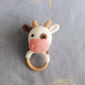 Nuevo estilo <span class=keywords><strong>de</strong></span> <span class=keywords><strong>madera</strong></span> bebé vaca sonajero <span class=keywords><strong>mordedor</strong></span> <span class=keywords><strong>de</strong></span> <span class=keywords><strong>madera</strong></span> ganchillo caballito <span class=keywords><strong>de</strong></span> mar tortuga muñeca dentición ganchillo sonajero <span class=keywords><strong>de</strong></span> <span class=keywords><strong>madera</strong></span> <span class=keywords><strong>para</strong></span> bebés niños niñas - Product Image 4