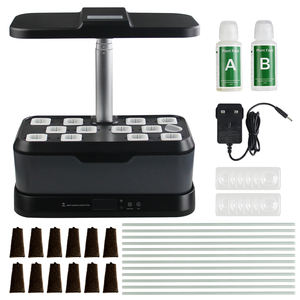 12 dosettes Smart Mini Garden Kit 24W élèvent la lumière Smart Garden Pot Planters 4L Réservoir d'<span class=keywords><strong>eau</strong></span> système de culture hydroponique pour plantes d'intérieur - Product Image 3