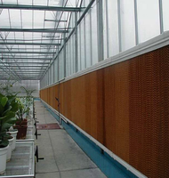 Papier de refroidissement en nid d'abeille 5090/7090 pour rideau d'eau, pour poulaillers et fermes d'élevage, avec ventilateur