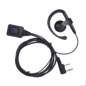 Baofeng D-shape earphone dual band earpiece Headset with PTT Microphone for baofeng UV5R 888s TK-3107 TK-3102 TK-2102 earphone