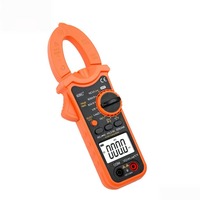 Multimètre à pince numérique VC606+ AC/DC, ampèremètre, voltmètre, ohmmètre anti-brûlure avec protection contre les surcharges, courant 600A