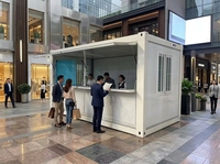 Magasin Modulaire Mobile de Confort Extérieur, Boutique Contemporaine en Conteneur de 10ft 20ft, Bar et Café Pop-up