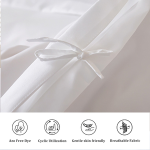 Bán Buôn Biểu Tượng Tùy Chỉnh Duvets Và Khăn Trải Giường 100% Cotton Comforter Bộ Đồ Giường Đặt Jacquard Khách Sạn Khăn Trải Giường Bông Khăn Trải Giường - Product Image 5