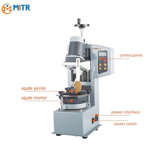 Moulin à boulets de broyage de poudre de mortier et de pilon d'agate de laboratoire MITR avec contrôleur automatisé - Product Image 5
