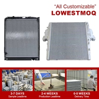 Radiateur de camion en aluminium durable pour Foton Auman GTL EST ETX Series, moteur Cummins ISG, certifié IATF16949, vente directe usine mondiale