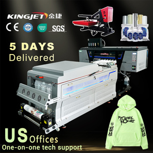 Kingjet t Áo sơ mi máy in i3200 xp600 Dual head bột Shaker ấn tượng dtf A3 chuyển cho áo thun máy in - Product Image 1