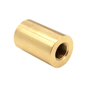 Écrou de raccordement cylindrique en laiton à filetage interne pour équipement mécanique, terminal conducteur, écrou de liaison - Product Image 1