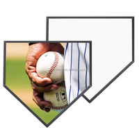MDFSUB Plaque de Softball Maison Plaque sublimation Plaque Mdf Cadre photo Softball Sports Plaque en bois Pour Récompenses