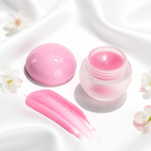 สครับขัดริมฝีปากบำรุงความชุ่มชื้น กลิ่นสตรอว์เบอร์รี สีชมพู สำหรับแบรนด์ส่วนตัว รับผลิตจำนวนน้อย (MOQ ต่ำ) ขายส่ง - Product Image 1