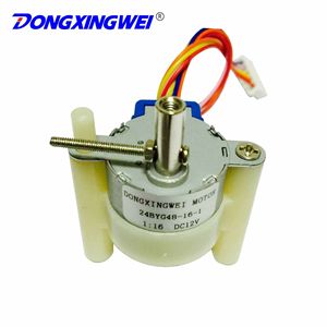 มอเตอร์สเต็ปเปอร์ Dongxingwei รุ่น 24BYG48 12V DC มอเตอร์ขนาดเล็กแบบมีเกียร์ 5 เฟส แม่เหล็กถาวร - Product Image 2