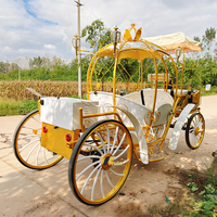 Chariot alimentaire électrique de haute qualité en forme de citrouille, décoré de diamants, type calèche à chevaux, à vendre
