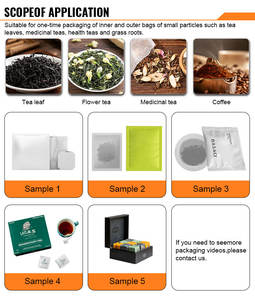 Hoge Snelheid Filter Papier Theezakje Verpakking Machine Binnen En Buiten Theezakje Verpakkingsmachine Voor Organische Zwarte Thee Verpakking - Product Image 6