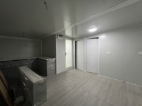 Kit de maison extensible en conteneur 20FT/30FT/40FT, maison préfabriquée avec fenêtres et portes (BLANC, 20FT)