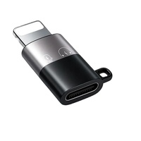 Pack de 1/2 adaptateurs USB Type C (femelle) vers iOS (mâle) compatibles avec iPhone 14 13, connecteur audio Plug & Play pour microphone et mini-récepteur