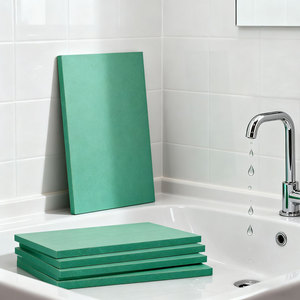 Panneau <span class=keywords><strong>de</strong></span> bois MDF vert résistant à l'humidité 12mm 18mm 850 HDMR MR-MDF HDF contreplaqué aggloméré - Product Image 3