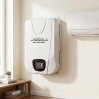 Régulateur de tension automatique monophasé mural 220V, protection contre les surtensions 50Hz/60Hz SVC, écran LCD, matériau en cuivre, courant alternatif 10kva
