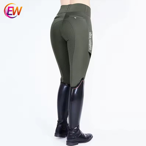 Materiale personalizzato EW calzoni <span class=keywords><strong>cavallo</strong></span> Leggings abbigliamento equestre Full Seat Silicone <span class=keywords><strong>pantaloni</strong></span> da equitazione collant da donna - Product Image 2