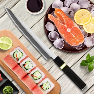 Mango octogonal japonés de 10 pulgadas de alto carbono 7cr17 acero salmón yanagiba sushi cuchillos sashimi cuchillo <span class=keywords><strong>comprar</strong></span> para restaurante - Product Image 5