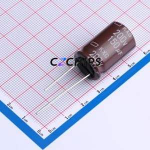 Condensador Electrolítico de Aluminio de Montaje Pasante EKXG201ELL151ML25S, D16xL25mm 150uF 20% 200V 840mA-120Hz - Product Image 1