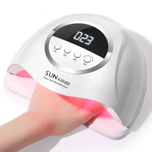 320W SUN X20 MAX 72 LEDS Red Light UV LED Nail Lamp For Gel Nail Polish With Timer Auto Sensor Nail Art Tool