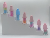 Marque privée personnalisée multicolore dégradé transparent paillettes liquide brillant à lèvres ensemble longue durée hydratant Durable étanche