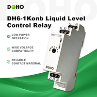 Interrupteur de contrôle de niveau de liquide miniature série DOHO DH6-1Konb, relais SPDT AC/DC, sensibilité réglable, interrupteur à flotteur pour eau, argenté