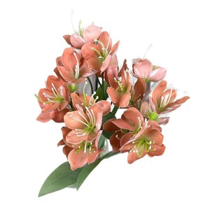 Fleurs artificielles en soie Jasmin doré à 20 têtes, feuilles hautes et basses, pour décoration de mariage et de maison, commerce extérieur - Product Image 5