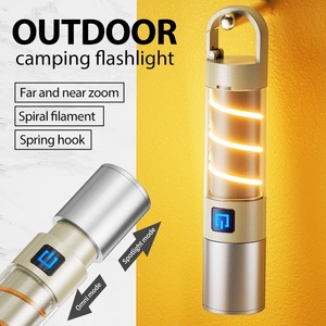 Linterna Multifuncional para Camping XINGSITE, 5W LED, con Manivela, Gancho y Láser, para Senderismo al Aire Libre - Product Image 2