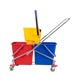 Y1020 डबल रिंगर ट्रॉली 25lx2 टिकाऊ प्लास्टिक और पीपी सामग्री - Product Image 3