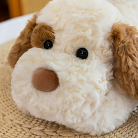 Boneka Anjing Tidur Grosir 45cm, Boneka Anak Anjing Lembut dan Halus, Teman Tidur Anak, Dekorasi Rumah, Kado Ulang Tahun