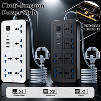 Multiprise USB OEM 6 voies, 3 USB, 1 Type C, 3M, avec certifications CE et ROHS