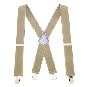 Factory Suspenders For Duty Men Padded Adjustable Tool Belt Suspender