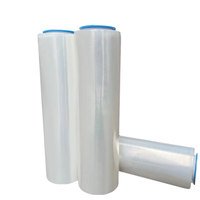 Film étirable transparent en PE de 2 pouces, 50 cm, LLDPE, film d'emballage transparent, imperméable, pour palettes