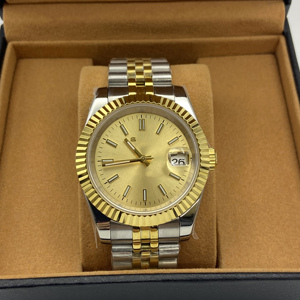 Men's <b>Automatic</b> Stainless Steel Mechanical Watch Business Calendar <b>Wristwatch</b> with NH35 Movement Fashion Style - Product Image 1