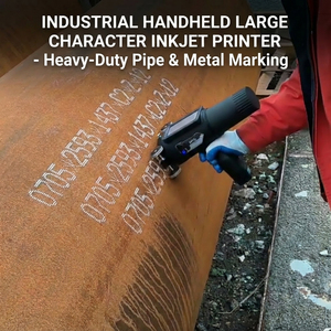 16 ドット Dod ハンドヘルド大型文字インクジェットプリンター 10-60mm 印刷サイズ インクジェットコーディングマシン 200ml 速乾性インク付き - Product Image 1