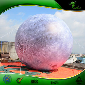 Pallone Gonfiabile <span class=keywords><strong>Luna</strong></span> XXL da 5m con Illuminazione, Sfera dei Otto Pianeti - Product Image 3