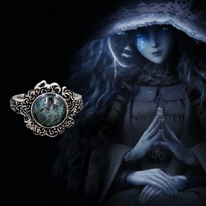 Game Dark Moon Ring Spectral Steed Whistle Ring <span class=keywords><strong>Melina</strong></span> Summon Torrent Tool Anneaux de doigt réglables pour femmes hommes Bijoux - Product Image 1