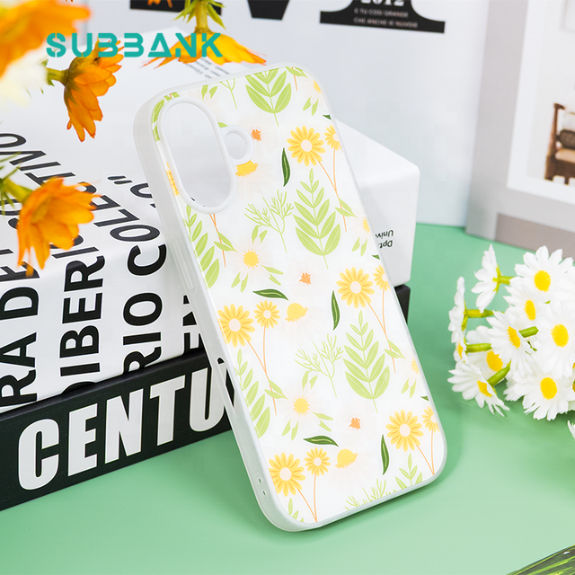 Subbank Sublimation Tpu 2D Aluminum Sheet  Heat Transfer Printing Mobile Phone Blank Case Back Cover for Iphone 17 Pro Max