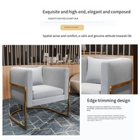 Ensemble de chaises de conférence nordiques, table moderne luxueuse de petite taille, idéal pour l'école, le salon, l'hôtel, la zone de réception, ensembles de canapés combinés