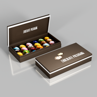 Fabricante personalizado vacío postre caramelo papel cartón embalaje lujo Chocolate regalo conjunto caja de embalaje