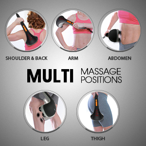 Martillo de masaje corporal de mano, masajeador vibratorio de doble cabeza para aliviar el dolor, relajación muscular y terapia de tejido profundo - Product Image 6