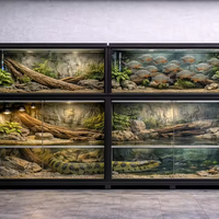 Pecera de Fibra de Vidrio FRP Personalizada con Ventana de Observación, Gran Estanque de Acuicultura para Cría Comercial de Peces y Camarones