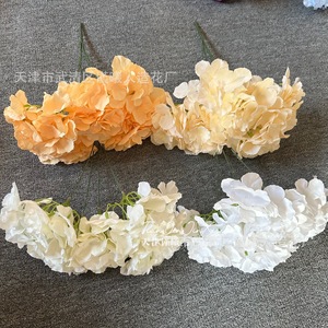 ดอกไฮเดรนเยียประดิษฐ์ Jinxi ขนาด 10 ซม.-30 ซม. กิ่งดอกไม้ผ้าไหม สำหรับตกแต่งงานแต่งงานและบ้าน - Product Image 2