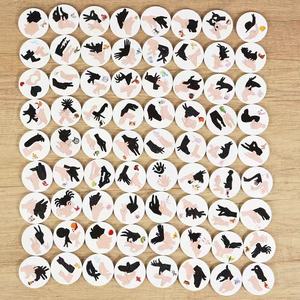 Divertido <span class=keywords><strong>juego</strong></span> de emparejamiento de sombras de manos de madera para niños pequeños, regalo educativo temprano - Product Image 3