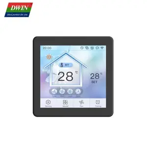 DWIN温度控制器220V wi-fi液晶触摸屏智能WIFI房间恒温器可编程电加热系统