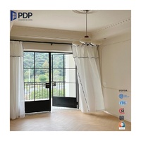 Puerta de Entrada Exterior de Aluminio Estilo Vintage PDP, Insonorizada, de Seguridad, con Arco Francés, Doble Hoja, Impermeable